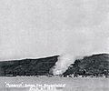 Burning caused by the bombardment, 6 July 1920, Mudanya.