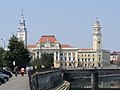 Primăria municipiului Oradea cu faimosul turn cu orologiu, 1901-1903