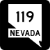 State Route 119 marker