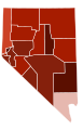 Image 22Map of counties in Nevada by racial plurality, per the 2020 census Legend Non-Hispanic White   30–40%   50–60%   60–70%   70–80%   80–90% (from Nevada)