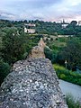 Path of the Roman aqueduct before the road construction.