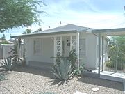 The historic Lovinggood House was built in 1945, by Walter Leon Lovinggood on a lot on 8924 2nd Street in Sunnyslope. In 1999, the house became property of the Sunnyslope Historical Society, which is located at 737 E. Hatcher Street.