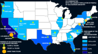 Salvadoran population in the United States