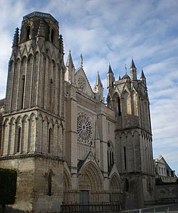 Facade of Poitiers Cathedral (1155–1379)