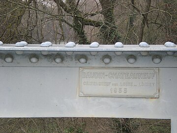 Plaque sur le pont de Buzet-sur-Tarn