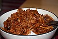 Pulled pork over rice