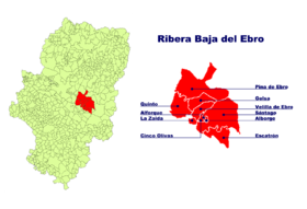 Localisation de Ribera Baja del Ebro