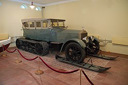 A 1922 half-track owned by Vladimir Lenin, at Gorki Leninskiye