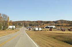 Junction of Kentucky Routes 70 and 185