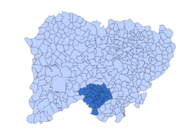 Localisation de Comarque de Sierra de Francia