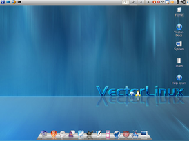 Рабочий стол VectorLinux SOHO 5.9 Deluxe Edition