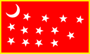 Flag of the same pattern as that carried by the regiment