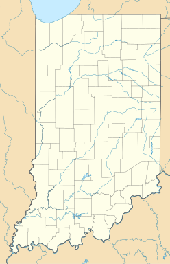 Kentland crater is located in Indiana