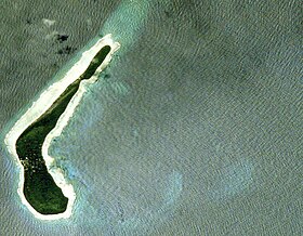 Image satellite de l'atoll