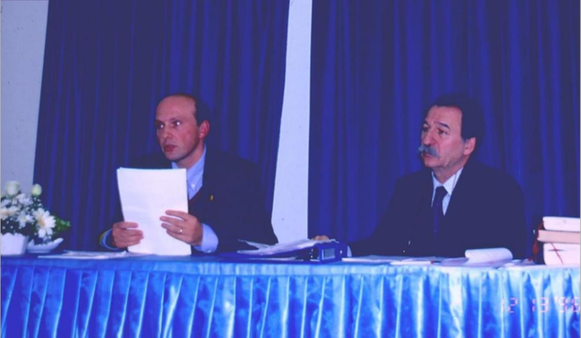 TÜDAV’ın kuruluş hazırlıkları(12 Mart 1996 Taksim, Prof. Dr. Bayram ÖZTÜRK ve Gündüz AYBAY)