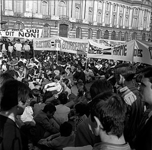 הפגנה על רקע אירועי מאי 1968 בטולוז.
