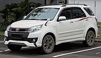 2016 Toyota Rush 1.5 TRD Sportivo Ultimo (F700RE; second facelift, Indonesia)