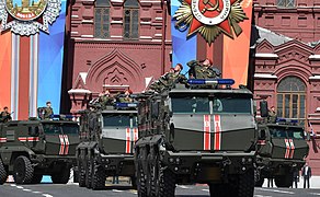 La police militaire à Moscou (Russie)