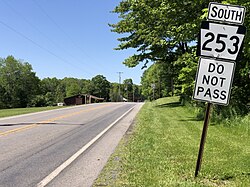 PA 253 in Woodward Township