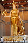 テネシー州のナッシュビルにあるアテナ・パルテノン女神の像
