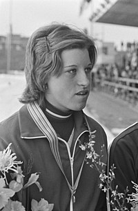 Cathy Priestner in 1975