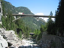 Pont de Hinterrhein-Crestawald à Sufers.