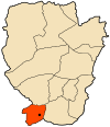 Location of Djéniane Bourezg within Naâma Province