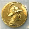 Gold 20-stater of Eucratides