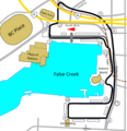 Vancouver Street Circuit (1999–2004), which removed the chicane at the old Turn 7 and added a chicane at Turn 13