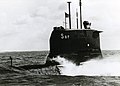 HSwMS Sjöormen underway in 1968.