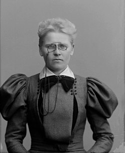 Hilda Käkikoski vuonna 1897.