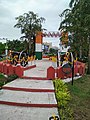 Kargil chowk Circle, decorated with Garland of flowers on 26 July 2019 Kargil Vijay Diwas