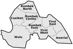 Counties in Lakes State