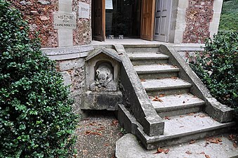 L'escalier d'entrée au Château d'If.