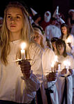 Saint Lucy's Day procession in Sweden