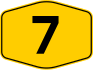 Federal Route 7 shield}}