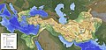 馬其頓帝國於其極盛時期疆土。