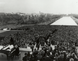 Marian Anderson performing at the Lincoln Memorial