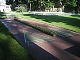 Shuffleboard courts