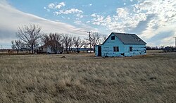 Abandoned house in Owsego Montana