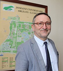 Photographie d'Ary Bruand, président de l'université d'Orléans depuis 2016.