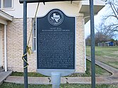 Grove Hill Missionary Baptist Church has a Texas Historical Commission marker.