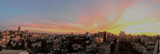 Sunset in Ramallah