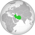The maximum extent of the Safavid Empire under Shah Abbas I.