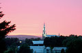 Church at sunset