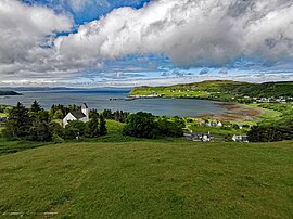 Uig und Uig Bay mit Fähranleger