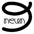 Spinonym "neun 9" (German for nine), five times the same glyph repeated in different orientations.