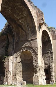 Arcades du frigidarium, thermes de Caracalla.