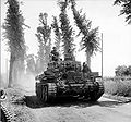 A Centaur IV tank of the Royal Marines Armoured Support Group