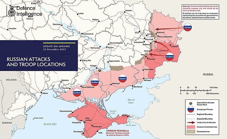 Situation au 23 décembre 2022